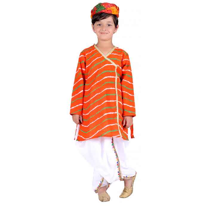 Rajasthani Costume Dress For Boys Kids