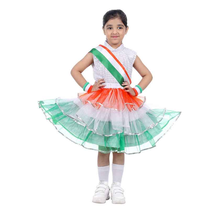 Tricolor Dress For Boys & Girls Republic Day